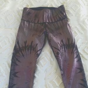 Noli tye dye patterned athletic leggings